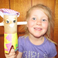 Scare Crow Toilet Roll Puppet